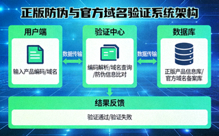 正版防伪与官方域名验证系统架构